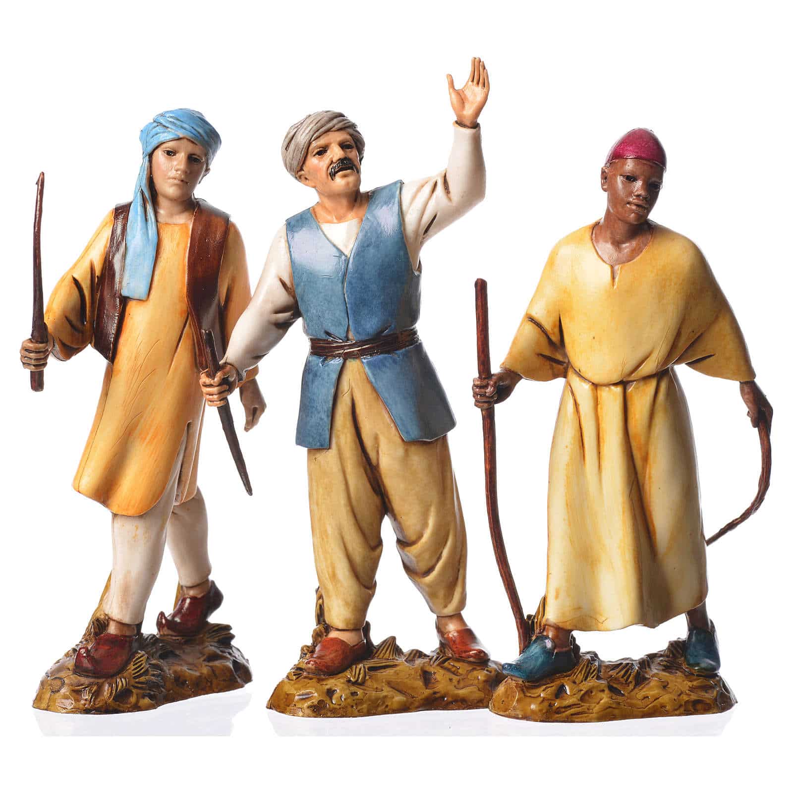 Figuras de oficios: Vaqueros (Moranduzzo) 12 cm con 3 figuras